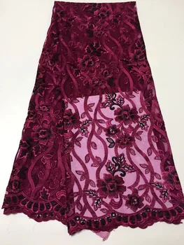 2019 Latest French Nigerian Laces Fabrics High Quality Tulle African Laces Fabric Wedding African French Tulle Lace Wine Red
2019 Latest French Nigerian Laces Fabrics High Quality Tulle African Laces Fabric Wedding African French Tulle Lace Wine Red