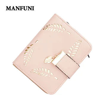 MANFUNI Women's Short Wallet Zip Wallet Korean Openwork Leaf Buckle Purse Girl Casual Solid Color Multi-function Wallets
MANFUNI Women's Short Wallet Zip Wallet Korean Openwork Leaf Buckle Purse Girl Casual Solid Color Multi-function Wallets