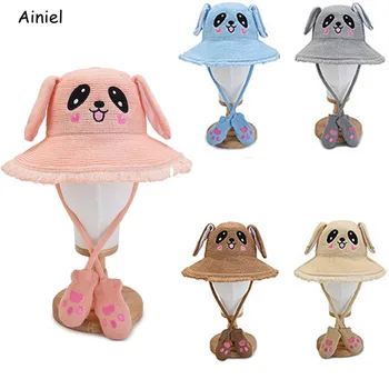 Shake the Same Plush Bucket Hat Cute Rabbit Cap One Pinch Ear Will Move Airbag Visor Pink Blue Cap for Kids Children Girls Boys
Shake the Same Plush Bucket Hat Cute Rabbit Cap One Pinch Ear Will Move Airbag Visor Pink Blue Cap for Kids Children Girls Boys