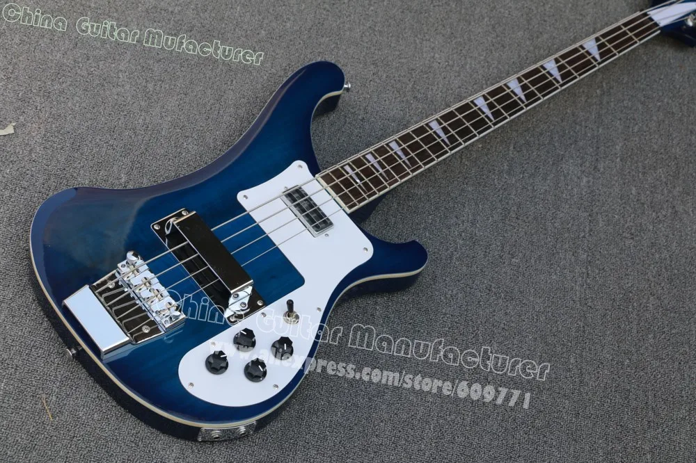 Classic Rik4003 through neck 4 strings bass guitar,neck-thru transparent blue electric bass,High quality hardware,Free shipping
Classic Rik4003 through neck 4 strings bass guitar,neck-thru transparent blue electric bass,High quality hardware,Free shipping