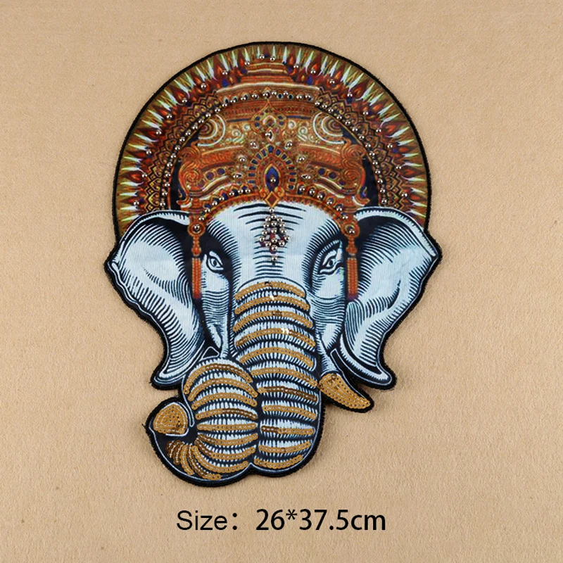 1 pcs Elephant Clothes Embroidered Sewing on Patches Sequins Appliques cheap cartoon large embroidered patches for clothing
1 pcs Elephant Clothes Embroidered Sewing on Patches Sequins Appliques cheap cartoon large embroidered patches for clothing