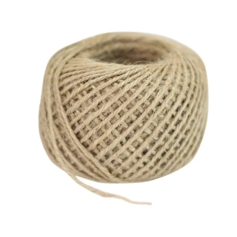 50M Natural Brown Jute String Line Classic Party DIY Gift Bottles Craft Rope Hessian Burlap Rustic Sisal Cord 500CM drop ship
50M Natural Brown Jute String Line Classic Party DIY Gift Bottles Craft Rope Hessian Burlap Rustic Sisal Cord 500CM drop ship