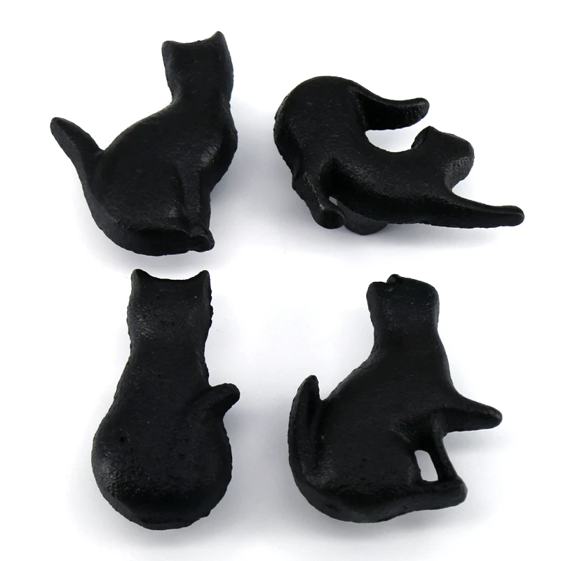 1x Creative wardrobe drawer cat handle retro black matte cast iron handle cabinet knobs
1x Creative wardrobe drawer cat handle retro black matte cast iron handle cabinet knobs