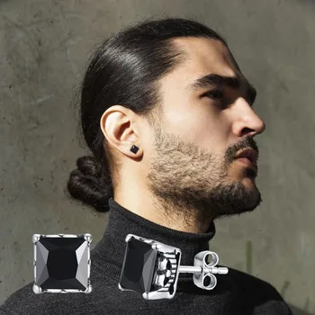 MAN STUD EARRINGS BLACK SOLITAIRE CUBIC ZIRCONIA STAINLESS STEEL WITH SCREW BACK EARING MEN JEWELRY
MAN STUD EARRINGS BLACK SOLITAIRE CUBIC ZIRCONIA STAINLESS STEEL WITH SCREW BACK EARING MEN JEWELRY