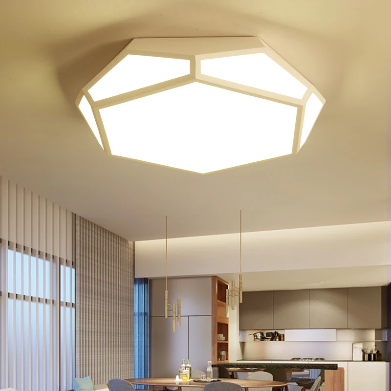 DAR Geometry Led Ceiling Lamp Black/White Modern Led Ceiling Lights For Living Room Lustre Luminaria Indoor Lighting Fixtures
DAR Geometry Led Ceiling Lamp Black/White Modern Led Ceiling Lights For Living Room Lustre Luminaria Indoor Lighting Fixtures