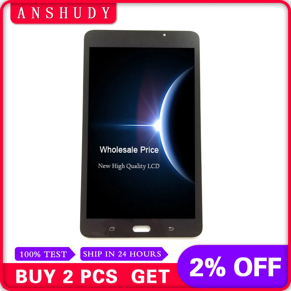 For Samsung Galaxy Tab A 7.0 (2016) SM-T280 T280 LCD Display Pannel Monitor + Touch screen Digitizer Sensor Assembly
For Samsung Galaxy Tab A 7.0 (2016) SM-T280 T280 LCD Display Pannel Monitor + Touch screen Digitizer Sensor Assembly