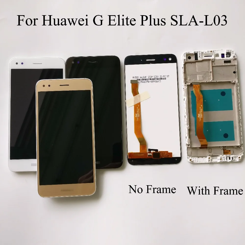 Black/White/Gold 5.0 inch NEW For Huawei G Elite Plus SLA-L03 Full LCD DIsplay + Touch Screen Digitizer Assembly With Frame
Black/White/Gold 5.0 inch NEW For Huawei G Elite Plus SLA-L03 Full LCD DIsplay + Touch Screen Digitizer Assembly With Frame