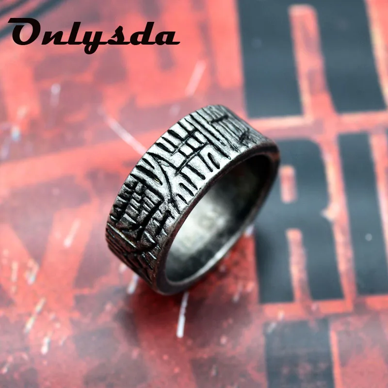 Simple Rings for Women Men Jewelry Punk Stainless Steel Tree pattern Ring with Black Ace of Spades Poker Card Design Gift OSR041
Simple Rings for Women Men Jewelry Punk Stainless Steel Tree pattern Ring with Black Ace of Spades Poker Card Design Gift OSR041
