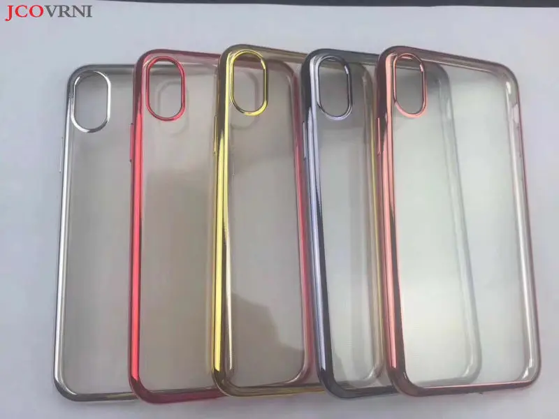 JCOVRNI New electroplated protective case for iphone XR XS 8plus 7plusTPU all-inclusive transparent soft shell mobile phone case
JCOVRNI New electroplated protective case for iphone XR XS 8plus 7plusTPU all-inclusive transparent soft shell mobile phone case