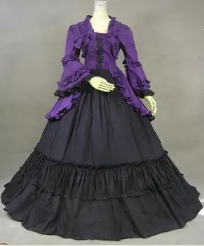 (LE003) Halloween Cosplay Long Sleeves Cosplay Costumes Gothic Victorian Witch Dress Ball Gown Queen Lolita Dress
(LE003) Halloween Cosplay Long Sleeves Cosplay Costumes Gothic Victorian Witch Dress Ball Gown Queen Lolita Dress