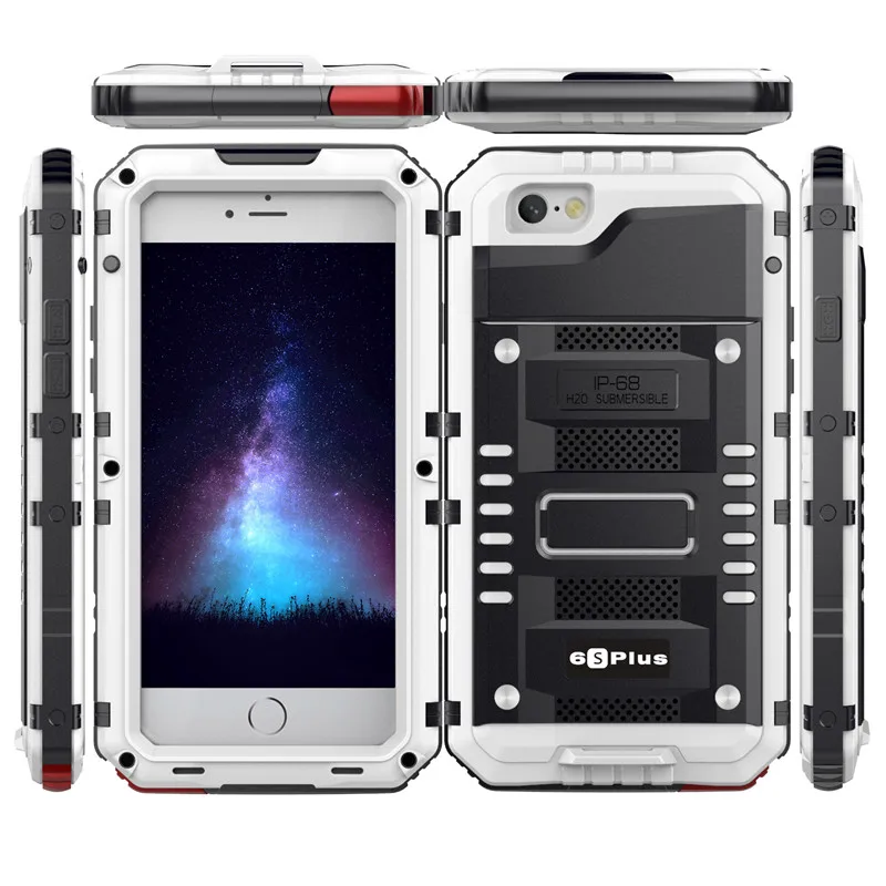 Metal Aluminum waterproof case for iphone 7plus (29)