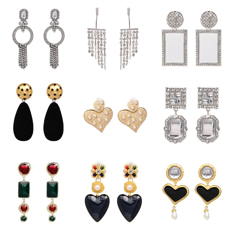 JURAN Fashion ZA Brand Drop Earring For Women Wedding Jewelry Boho Elegant Shiny Dangle Statement Earrings Christmas Gifts
JURAN Fashion ZA Brand Drop Earring For Women Wedding Jewelry Boho Elegant Shiny Dangle Statement Earrings Christmas Gifts