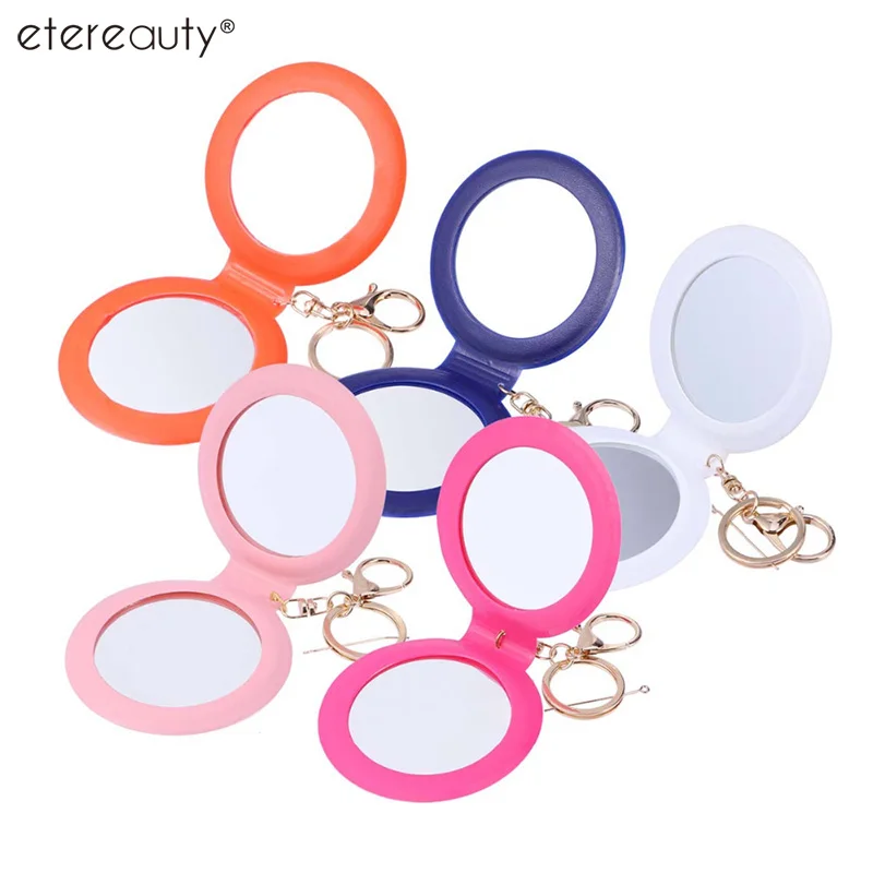 1pc Mini PU Leather Pocket Makeup Mirror Portable Key Chain Cosmetic Compact Mirrors Double Dual Sides Frame Girl
1pc Mini PU Leather Pocket Makeup Mirror Portable Key Chain Cosmetic Compact Mirrors Double Dual Sides Frame Girl