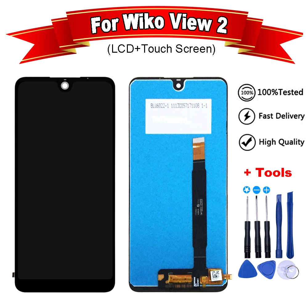 6.0 inch For Wiko View 2 LCD Display+Touch Screen Digitizer Assembly For Wiko View2 LCD Screen Replacement Part+tools
6.0 inch For Wiko View 2 LCD Display+Touch Screen Digitizer Assembly For Wiko View2 LCD Screen Replacement Part+tools