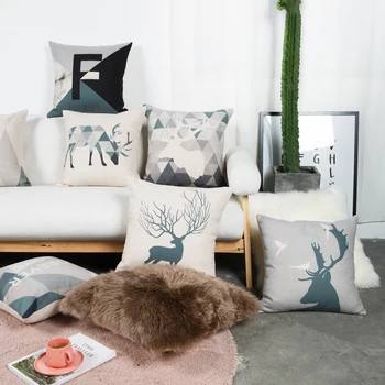 Drop Ship Nordic Deer Pillow Cover Geometric Chevron Cushion Cover Throw Pillow Home Decor Pillowcase Decorative Pillowsham
Drop Ship Nordic Deer Pillow Cover Geometric Chevron Cushion Cover Throw Pillow Home Decor Pillowcase Decorative Pillowsham