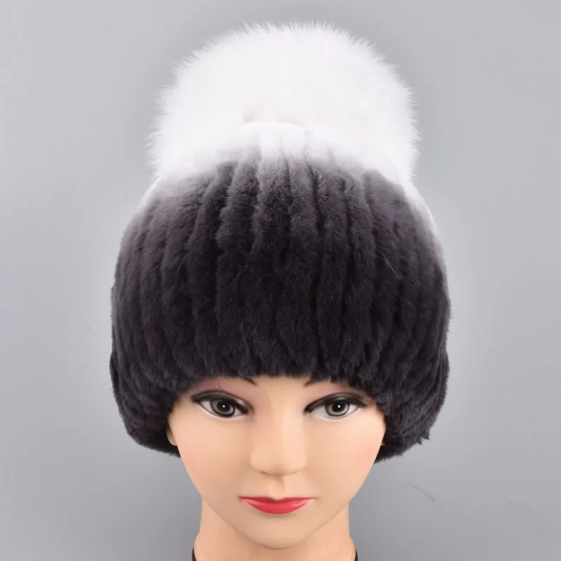 Winter women luxury rex rabbit fur Fox fur hat Rex Rabbit Fur Hat Women's Knit Beanie Cap with Fox Fur Ball Pompom Top
Winter women luxury rex rabbit fur Fox fur hat Rex Rabbit Fur Hat Women's Knit Beanie Cap with Fox Fur Ball Pompom Top