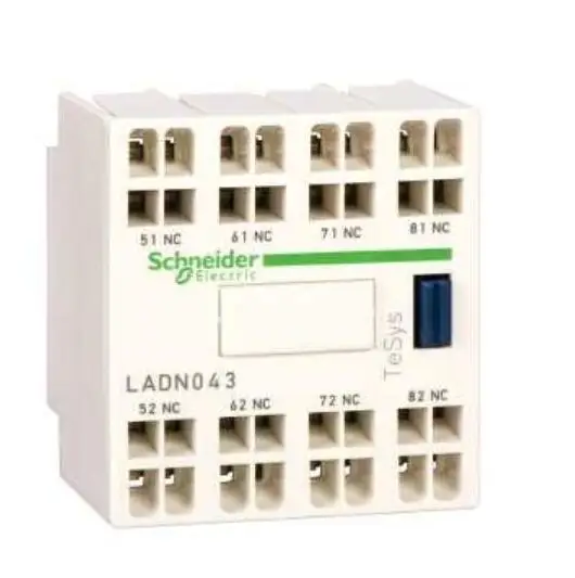 Вспомогательный Контактный блок LADN043 TeSys D 4NC Переднее Крепление пружинные клеммы