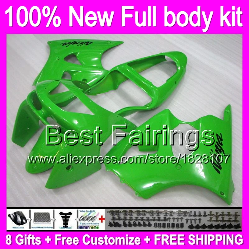 Fairing factory green For KAWASAKI NINJA ZZR600 ZZR 600 636 5B19 ZZR-600 all green 05 06 07 08 2005 2006 2007 2008 +decal Body
Fairing factory green For KAWASAKI NINJA ZZR600 ZZR 600 636 5B19 ZZR-600 all green 05 06 07 08 2005 2006 2007 2008 +decal Body