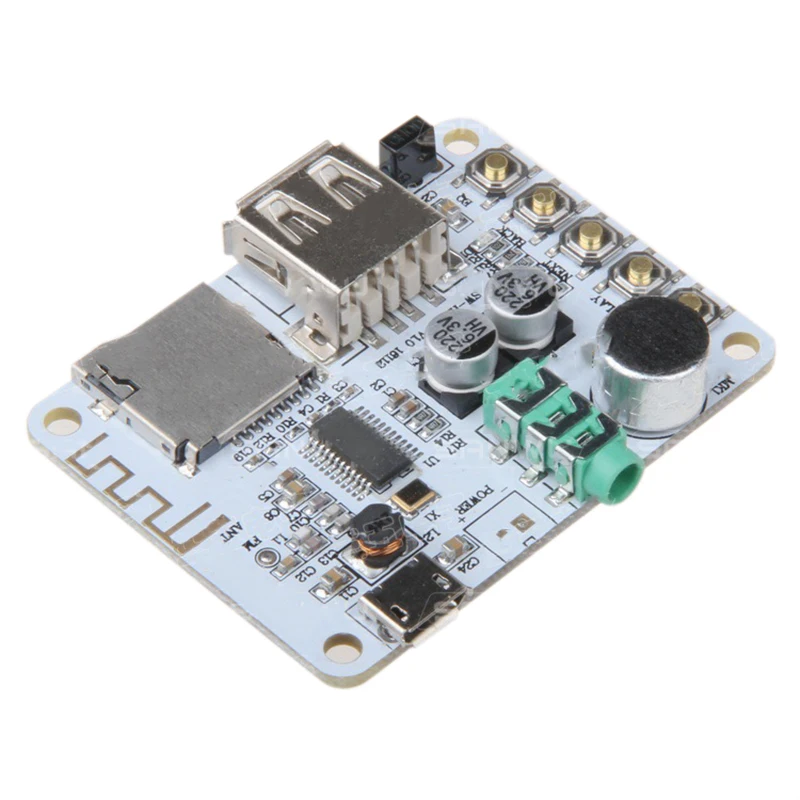 Micro USB 5V Wireless Audio Receiver Board With bluetooth USB TF Card Decoding Playback Audio Receiver Digital Amplifier Board
Micro USB 5V Wireless Audio Receiver Board With bluetooth USB TF Card Decoding Playback Audio Receiver Digital Amplifier Board