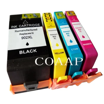 

4 Pack Compatible inks for HP 902 902XL 906XL Ink Cartridges for OfficeJe 6968 6978 6970 6975 6951 6954 Printer