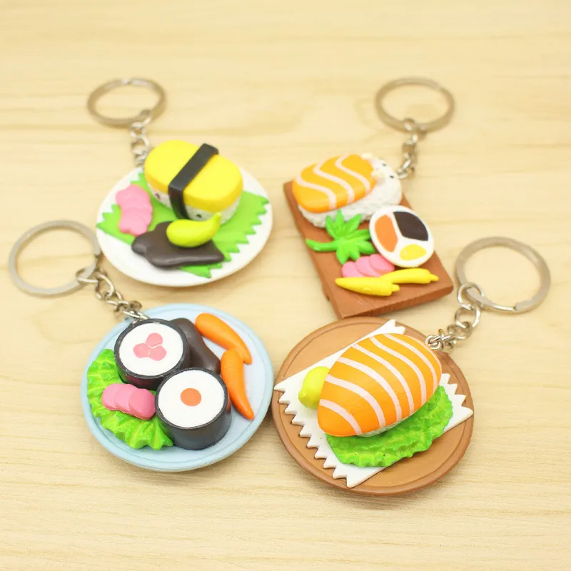 1pc Creative Salmon Slices Sushi Shaped Keychain Key Ring Food Simulation Pendant Key Ring Car Bag Accessories Random Color
1pc Creative Salmon Slices Sushi Shaped Keychain Key Ring Food Simulation Pendant Key Ring Car Bag Accessories Random Color