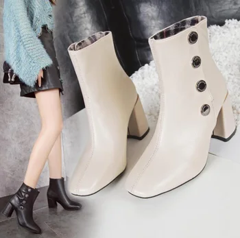 2019 New European & American Style Women's Boots Hard-Wearing & Anti-skid Fashion Thick with Square Toe Boots Vogue Boots Lady
2019 New European & American Style Women's Boots Hard-Wearing & Anti-skid Fashion Thick with Square Toe Boots Vogue Boots Lady