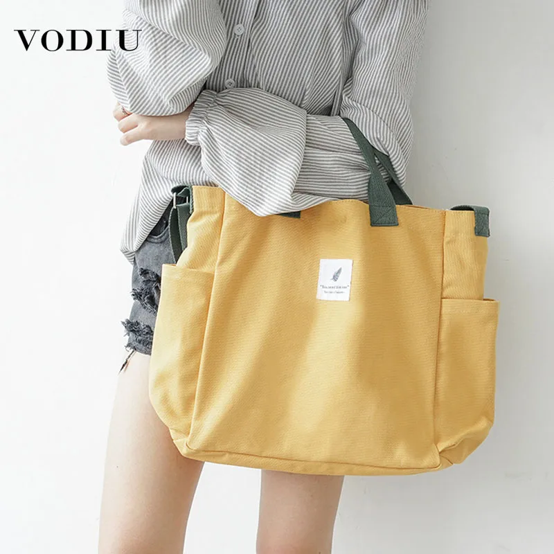 Women Handbag Shoulder Bags New Literary Canvas Contrast Color Portable Casual Wild Big Capacity Vogue Messenger Bag For Female
Women Handbag Shoulder Bags New Literary Canvas Contrast Color Portable Casual Wild Big Capacity Vogue Messenger Bag For Female
