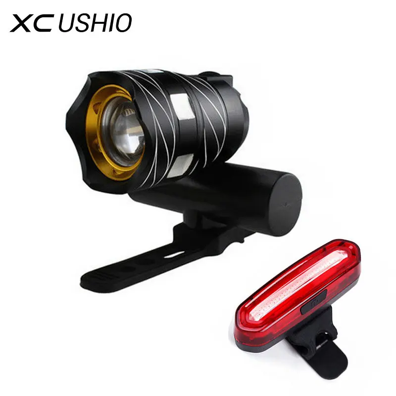 XC USHIO USB Rechargeable LED Bicycle Bike Light Zoomable 15000LM T6 LED Bike Front Light Torch 3 Modes Cycling Headlight
XC USHIO USB Rechargeable LED Bicycle Bike Light Zoomable 15000LM T6 LED Bike Front Light Torch 3 Modes Cycling Headlight