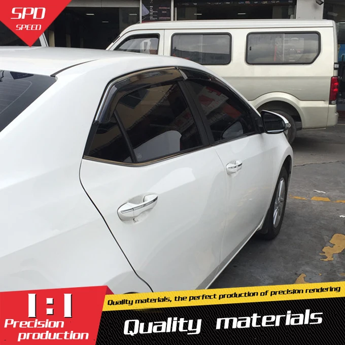 For Toyota Corolla Plastic Window Visor Vent Shades Sun Rain Deflector Guard For Corolla Auto Accessories 4PCS/SET 2014-2016
For Toyota Corolla Plastic Window Visor Vent Shades Sun Rain Deflector Guard For Corolla Auto Accessories 4PCS/SET 2014-2016
