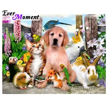 Ever Moment 5D DIY Diamond Painting Dog Cat Pets Animal Diamond Embroidery Full Square Drill Resin Picture Mosaic S2F045
Ever Moment 5D DIY Diamond Painting Dog Cat Pets Animal Diamond Embroidery Full Square Drill Resin Picture Mosaic S2F045