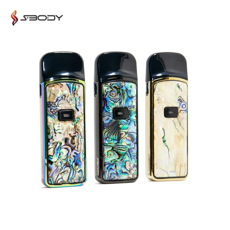 Original Sbody MYPOD Pod System Kit Mini Electronic Cigarette 900mAh 2.8ml Hookah Vape Pen with 2.8ml Cartridge Mesh Coil
Original Sbody MYPOD Pod System Kit Mini Electronic Cigarette 900mAh 2.8ml Hookah Vape Pen with 2.8ml Cartridge Mesh Coil