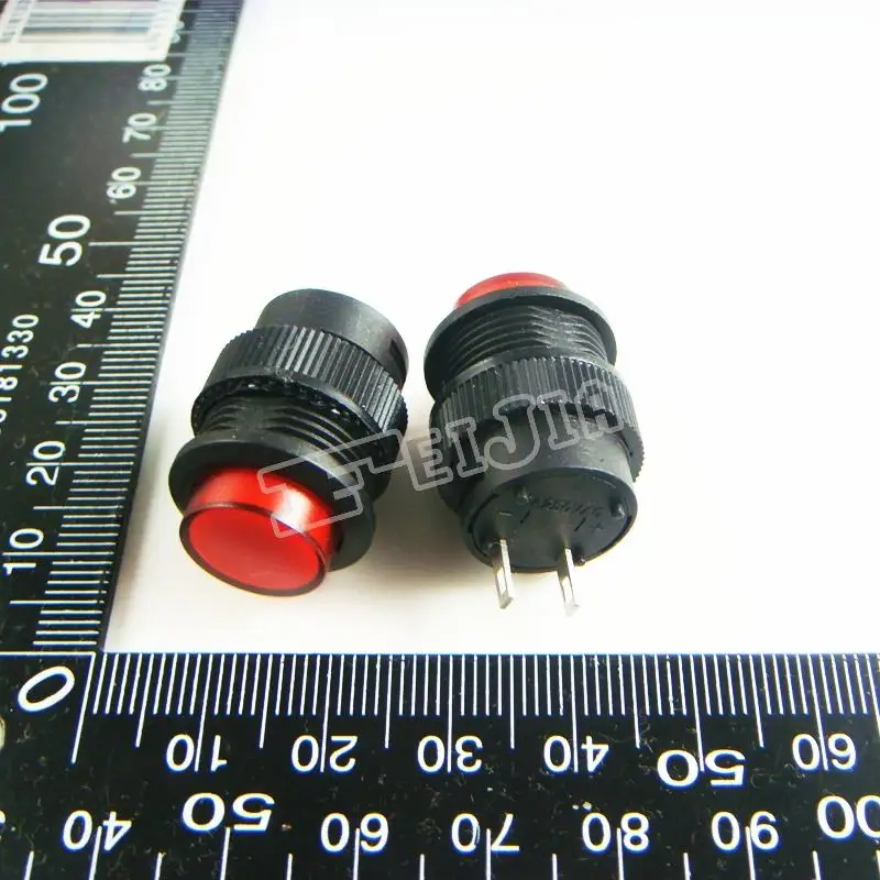 R16-503B Button color Red 1A/250V 2Pin Non Self-locking Push Button Switch (Self reset switch) 10Pcs/lot
R16-503B Button color Red 1A/250V 2Pin Non Self-locking Push Button Switch (Self reset switch) 10Pcs/lot