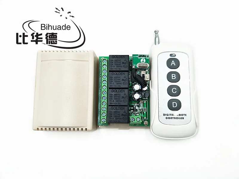 1527 learning Code 433Mhz Transmitter For Universal 433Mhz DC 12V 4 Channel Wireless Remote Control Switch Relay Receiver Module
1527 learning Code 433Mhz Transmitter For Universal 433Mhz DC 12V 4 Channel Wireless Remote Control Switch Relay Receiver Module