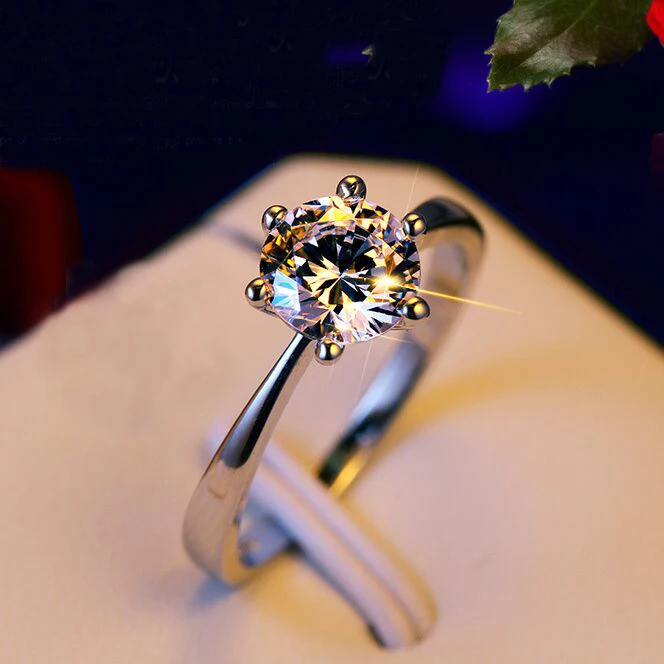 Classic Simple style AAA CZ stone adjustable Rings for women girls Luxury elegant engagement wedding rings fashion silver Rings
Classic Simple style AAA CZ stone adjustable Rings for women girls Luxury elegant engagement wedding rings fashion silver Rings