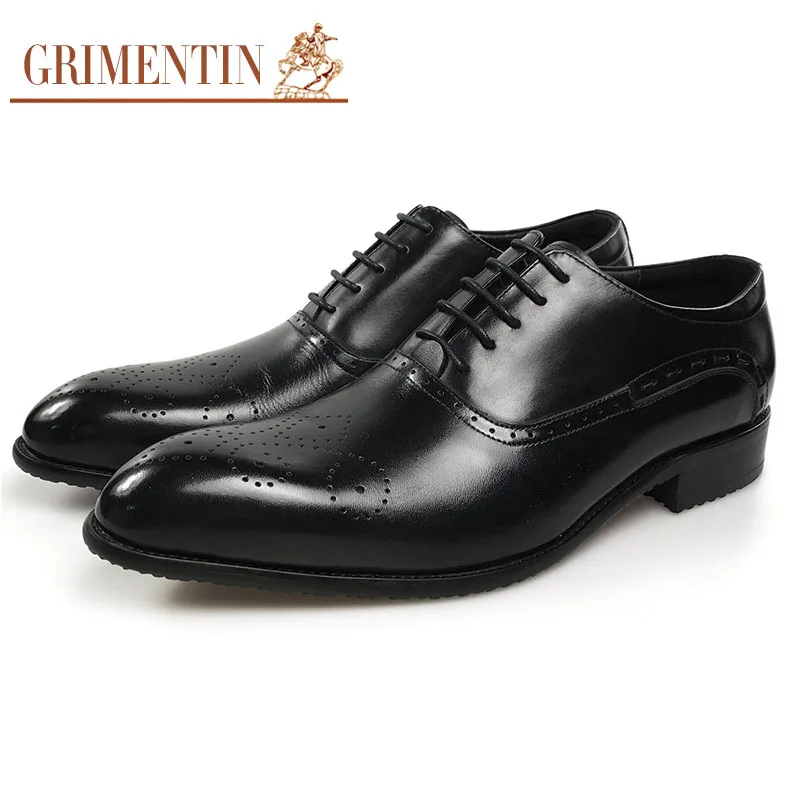 GRIMENTIN men oxford shoes genuine leather black lace up male business office dress shoes
GRIMENTIN men oxford shoes genuine leather black lace up male business office dress shoes