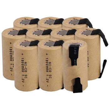 Lowest price 10 piece SC battery 1.2v batteries rechargeable 1800mAh nicd battery for power tools akkumulator
Lowest price 10 piece SC battery 1.2v batteries rechargeable 1800mAh nicd battery for power tools akkumulator