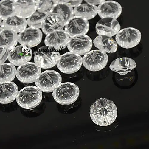 Pandahall Clear Transparent Dome Acrylic Simplicity Bling Buttons for Garment Accessories, 1-Hole, Cone, 13x8mm, Hole: 1mm
Pandahall Clear Transparent Dome Acrylic Simplicity Bling Buttons for Garment Accessories, 1-Hole, Cone, 13x8mm, Hole: 1mm