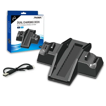 PS4 and PS4 PRO Vertical Stand Cooling Fan with Dual Charging Station Dock for Sony Playstation 4 Pro Console and Controller
PS4 and PS4 PRO Vertical Stand Cooling Fan with Dual Charging Station Dock for Sony Playstation 4 Pro Console and Controller