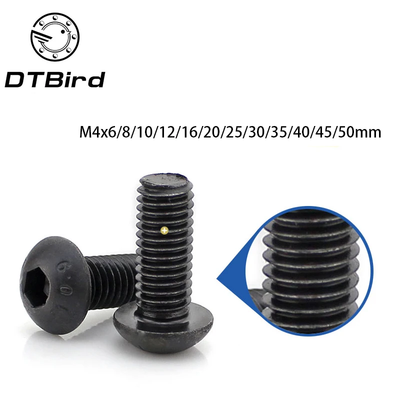 Free Shipping 100PCS M4 Series 10.9 Pan Round Head Hex Socket Screws M4*6/8/10/12-50 mm The Mushroom 2017 DT2
Free Shipping 100PCS M4 Series 10.9 Pan Round Head Hex Socket Screws M4*6/8/10/12-50 mm The Mushroom 2017 DT2