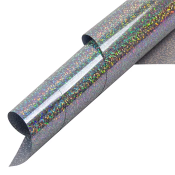 Silver Holographic Heat Transfer Vinyl for T-Shirts Hats Clothing Iron on HTV Cricut Cameo Heat Press Machines, Sublimation
Silver Holographic Heat Transfer Vinyl for T-Shirts Hats Clothing Iron on HTV Cricut Cameo Heat Press Machines, Sublimation