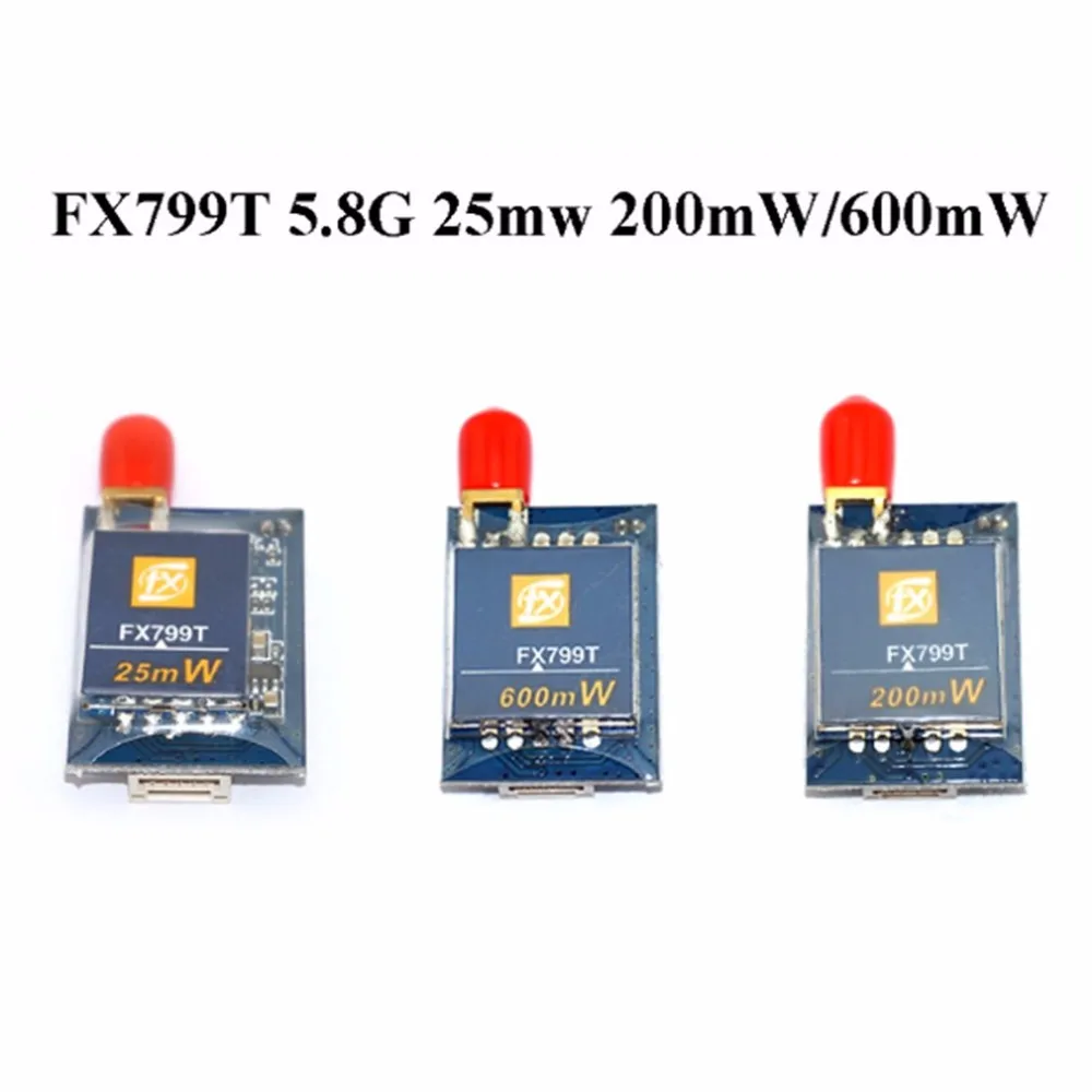 FX799T Mini AV Transmitter 600mW 25mW 200mW 5.8GHz FPV 40CH Compatible with IRC Vortex FS Dominator QAV250
FX799T Mini AV Transmitter 600mW 25mW 200mW 5.8GHz FPV 40CH Compatible with IRC Vortex FS Dominator QAV250