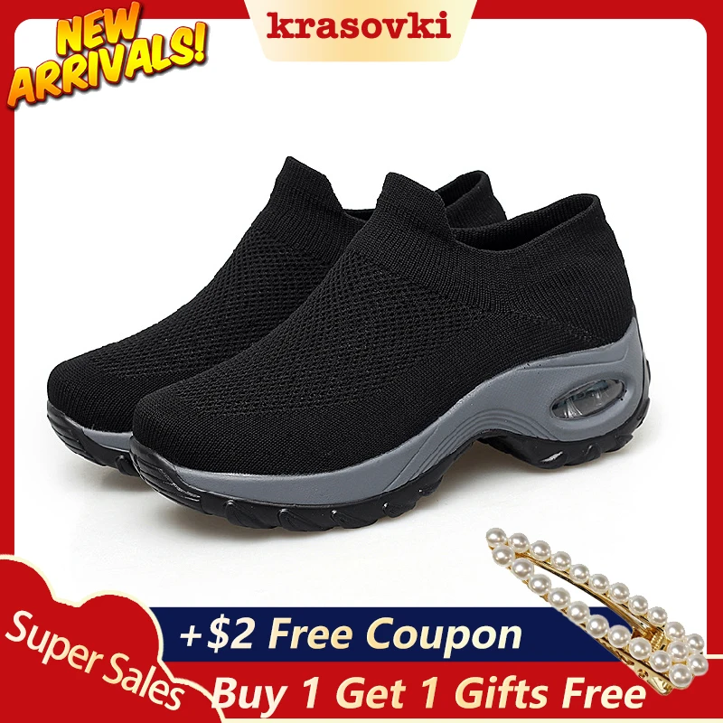 Krasovki Platform Sneakers Women Thick Bottom Platform Breathable Lace Up Color Designer Shoes for Female Knit Casual Walking
Krasovki Platform Sneakers Women Thick Bottom Platform Breathable Lace Up Color Designer Shoes for Female Knit Casual Walking