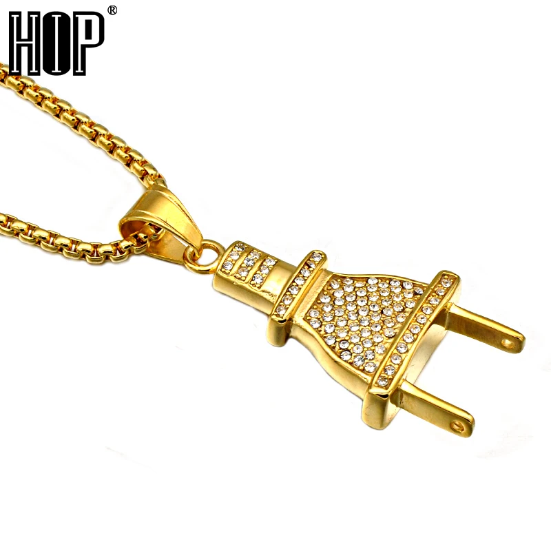 HIP Hop Gold Plated Stainless Steel Micro Pave Bling Bling Pendants Necklaces for Men Jewelry
HIP Hop Gold Plated Stainless Steel Micro Pave Bling Bling Pendants Necklaces for Men Jewelry