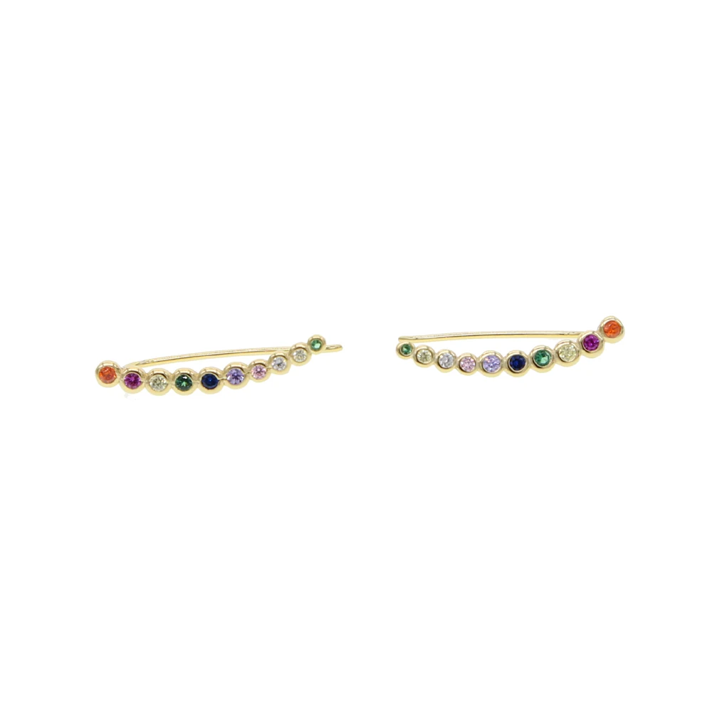 2018 bling AAA zirconia sparking factory promotion long ear wire climber 925 silver multicolored cz women long earrings
2018 bling AAA zirconia sparking factory promotion long ear wire climber 925 silver multicolored cz women long earrings