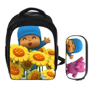 13 Inch Pocoyo Elly Pato Loula Backpack Boys Girls Daily Backpacks Kids Best Gift Kindergarten Backpack Pencil Bag Sets
13 Inch Pocoyo Elly Pato Loula Backpack Boys Girls Daily Backpacks Kids Best Gift Kindergarten Backpack Pencil Bag Sets
