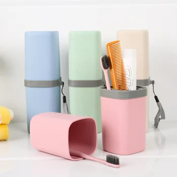 Large Capacity Wheat Straw Creative Travel Portable Wash Cup With Lanyard Toothbrush Toothpaste Holder Comb Portable Storage Box
Large Capacity Wheat Straw Creative Travel Portable Wash Cup With Lanyard Toothbrush Toothpaste Holder Comb Portable Storage Box
