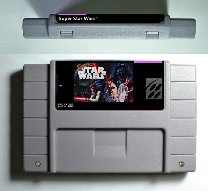 Super Star Wars or Return of the Jedi or The Empire Strikes Back - Action Game Cartridge 16 bit 46 pin USA Version
Super Star Wars or Return of the Jedi or The Empire Strikes Back - Action Game Cartridge 16 bit 46 pin USA Version