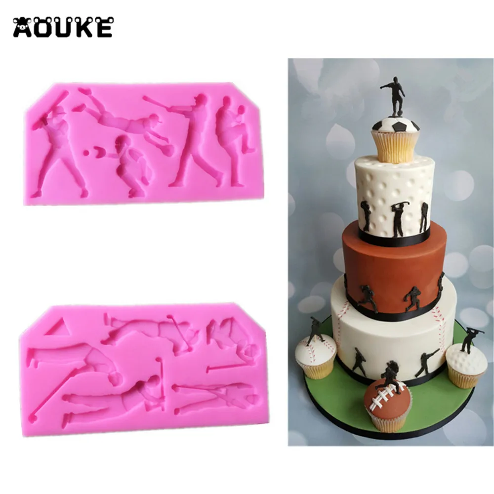 Sports Series Shape Silicone Mold Baseball Golf Football Shape Fondant Cake Decoration Pastry Chocolate Cookies Candy Molds Baki
Sports Series Shape Silicone Mold Baseball Golf Football Shape Fondant Cake Decoration Pastry Chocolate Cookies Candy Molds Baki