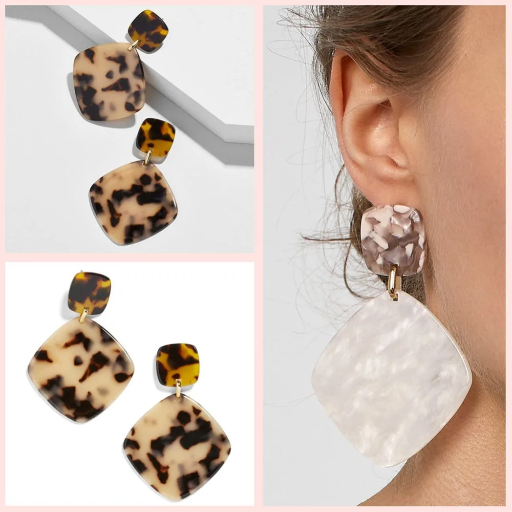 Girlgo BA Fashion Multicolored Resin Drop Dangle Earrings for Women Trendy Square Hanging Statement Earrings Jewelry Wholesale
Girlgo BA Fashion Multicolored Resin Drop Dangle Earrings for Women Trendy Square Hanging Statement Earrings Jewelry Wholesale