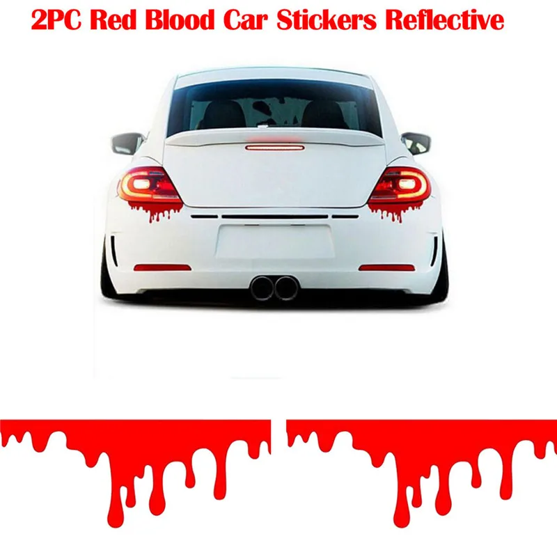 kongyide Car Sticker 2PCS Red Blood Car Stickers Reflective Car Decals Light Bumper Body Sticker Decal Red 14cm*5cm je10
kongyide Car Sticker 2PCS Red Blood Car Stickers Reflective Car Decals Light Bumper Body Sticker Decal Red 14cm*5cm je10